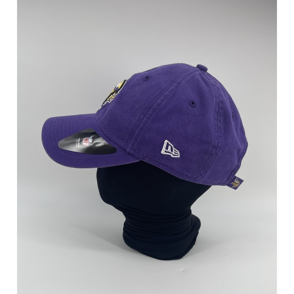 New Era Minnesota Vikings Women's 9TWENTY Purple Strapback Hat NFL Cap OSFA - Picture 3 of 10